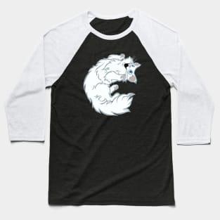 Ready to Play--White Cat Style Baseball T-Shirt